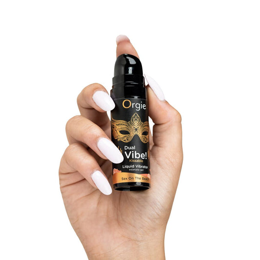 Рідкий вібратор Orgie Dual Vibe! Sex On The Beach Kissable Liquid Vibrator