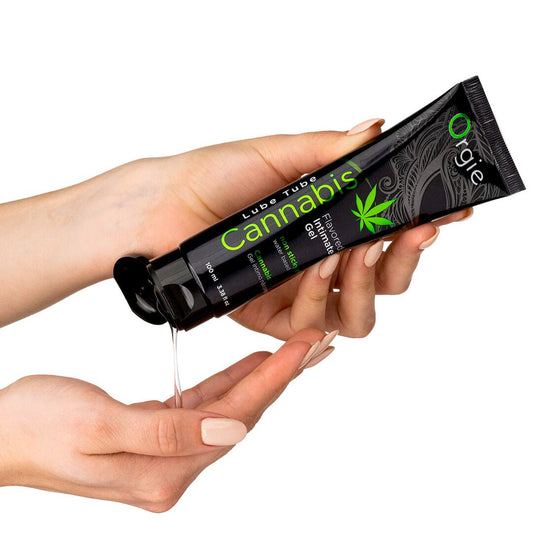 Лубрикант на водній основі Orgie Lube Tube Cannabis,, їстівний, з олією насіння конопель