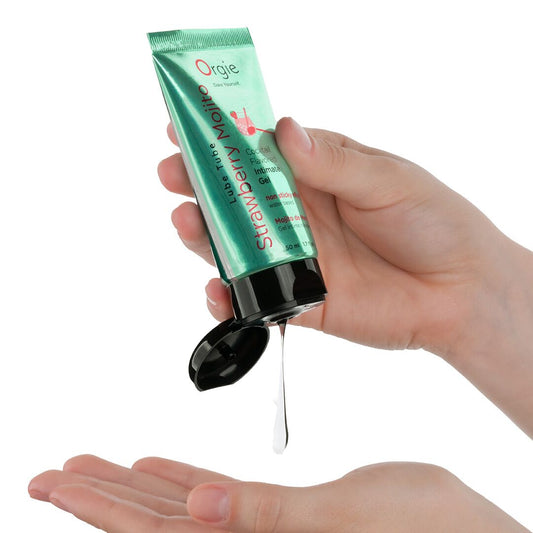 Розпродаж!!! Лубрикант на водній основі Orgie Lube Tube Strawberry Mojito 50мл (термін 31.07.2026)