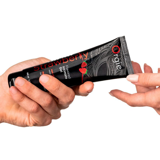 Лубрикант на водній основі Orgie Lube Tube Strawberry,, зі смаком та ароматом полуниці