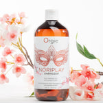Гель для NURU-масажу Orgie – Noriplay Energizer, екстракт гінкго білоба, захисне простирадло