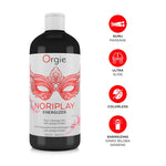 Гель для NURU-масажу Orgie – Noriplay Energizer, екстракт гінкго білоба, захисне простирадло
