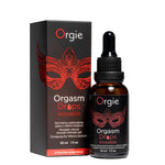 Збуджувальні краплі для клітора Orgie Orgasm Drops Kissable,, тепло-холод, смак яблука