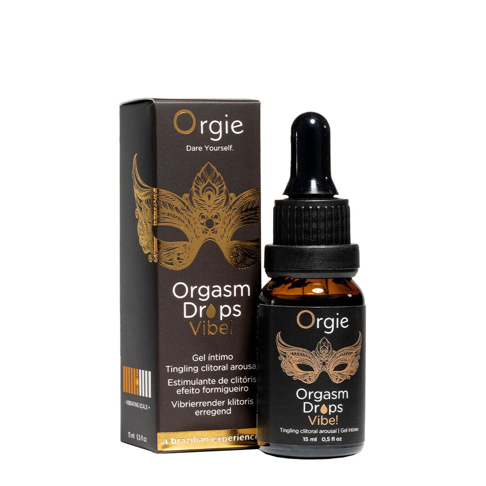 Збуджувальні краплі для клітора Orgie Orgasm Drops Vibe!,, тепло-холод, ефект вібрації