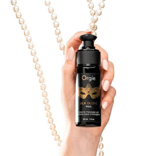 Набір для перлинного масажу Orgie – Pearls Lust Massage, силіконовий гель, намисто