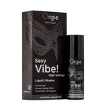 Рідкий вібратор Orgie Sexy Vibe! High Voltage,, ефект мурашок + дуже потужна вібрація