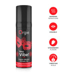 Рідкий вібратор Orgie Sexy Vibe! Hot,, зігрівальний, дуже потужний, зі смаком полуниці