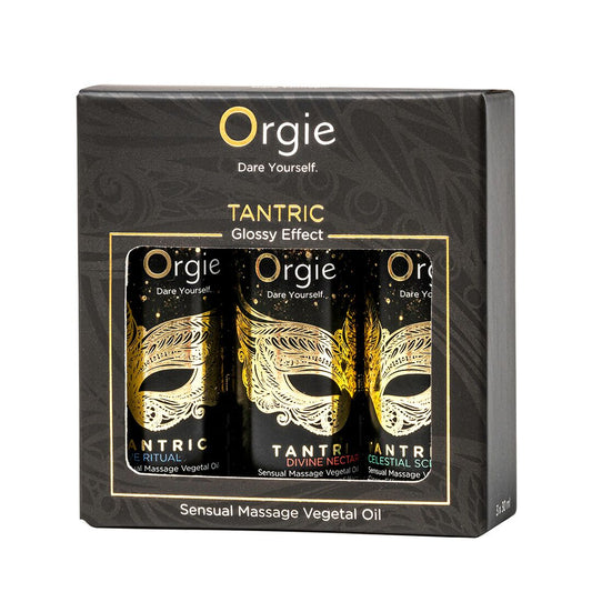 Набір олій для тантричного масажу Orgie – Tantric Mini Size Collection (3х, зволоження