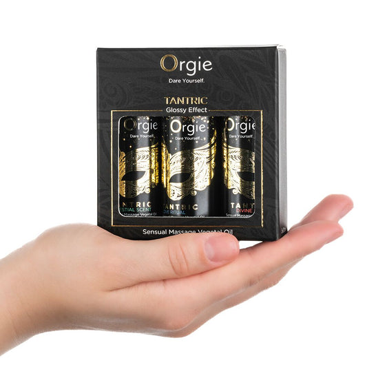 Набір олій для тантричного масажу Orgie – Tantric Mini Size Collection (3х, зволоження