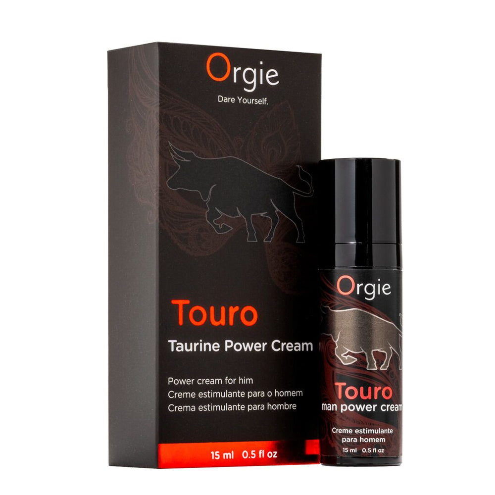 Крем для посилення ерекції Orgie Touro Power Cream,, з таурином, гінкго та коренем женьшеню