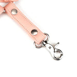 Хрестовина для фіксації Liebe Seele Dark Candy Pink Hogtie, з кільцем, 4 карабіни