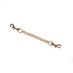 Поножі Liebe Seele Boudoir Amor Ankle Cuffs Black, знімний з’єднувальний ланцюжок
