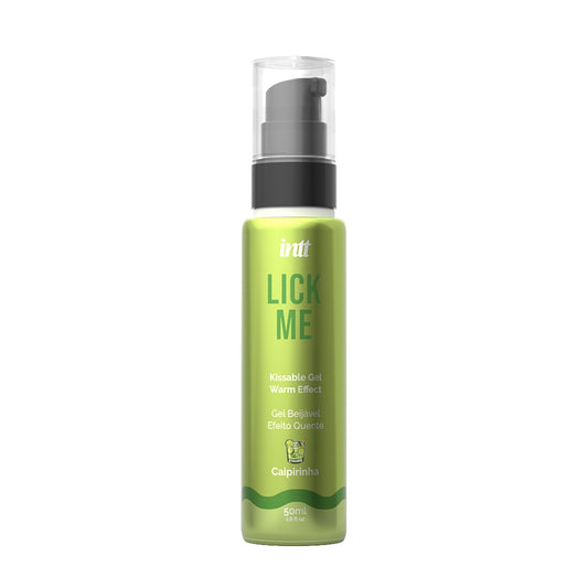 Гель для оральних ласк із зігрівальним ефектом INTT Lick Me Kissable Gel Caipirinha, без цукру