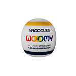 Мастурбатор-яйце Wooomy Wigggler Mini Masturbator, дуже ніжний, пробник лубриканту Amorean 1 мл
