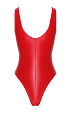 Боді Noir Handmade F352 Red powerwetlook body - M