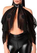 Болеро Noir Handmade F349 Tulle bolero - 6XL
