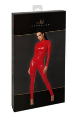 Комбінезон Noir Handmade F353 Red powerwetlook overall