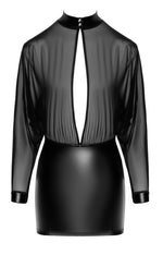 Сукня Noir Handmade F348 Powerwetlook and tulle dress - S