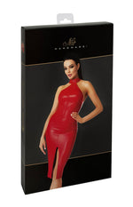 Сукня Noir Handmade F354 Red powerwetlook dress - M