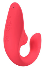 Вагінально-кліторальний стимулятор Womanizer Blend Vibrant Rose, вібрація + вакуум, 2 мотори