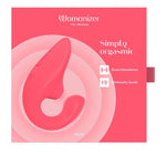 Вагінально-кліторальний стимулятор Womanizer Blend Vibrant Rose, вібрація + вакуум, 2 мотори
