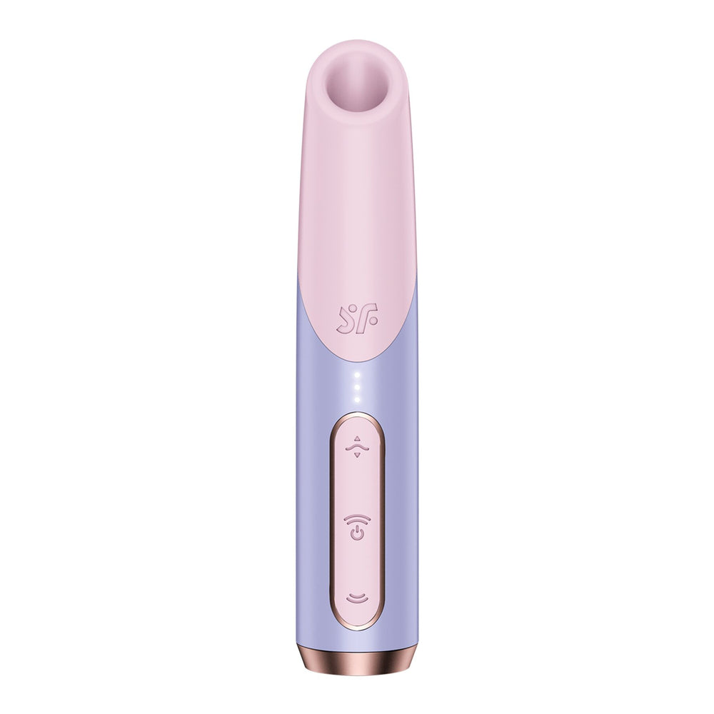 Вакуумний стимулятор Satisfyer Bold Kiss Violet, магнітна технологія 3D Air Pulse, 30 режимів роботи