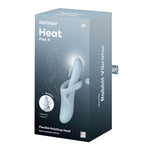 Вібратор з ротацією Satisfyer Heat Flex 4 Blue, підігрів до 39°C