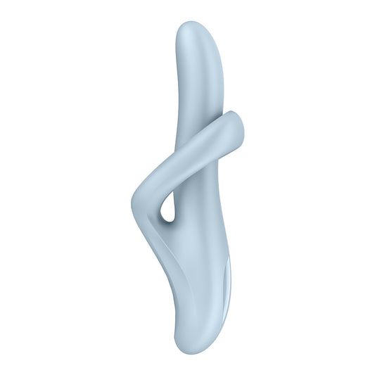 Вібратор з ротацією Satisfyer Heat Flex 4 Blue, підігрів до 39°C