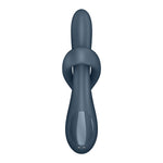 Вібратор з ротацією Satisfyer Heat Flex 4 Grey, підігрів до 39°C