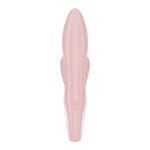 Вібратор-кролик надувний Satisfyer Air Pump Bunny 3, 12 режимів, подвійний відросток