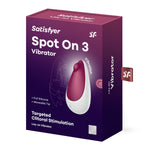 Вібратор Satisfyer Spot On 3 Berry, компактний та потужний, 12 режимів