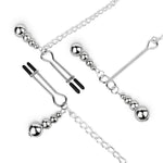 Затискачі для сосків та клітора Bedroom Fantasies: Nipple and Clitoris Clamps - Silver