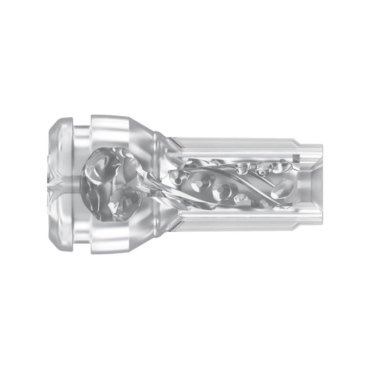 Мастурбатор Kiiroo Feel Pocket Crystal, сумісний з інтерактивною насадкою PowerBlow
