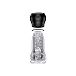 Мастурбатор Kiiroo Feel Pocket Crystal зі всмоктувальною інтерактивною насадкою PowerBlow Combo Set