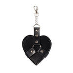 Брелок на карабіні для ключів Art of Sex Chained Heart, Чорний