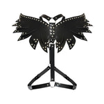 Жіноча портупея Art of Sex - Wings чорна L-2XL, екошкіра