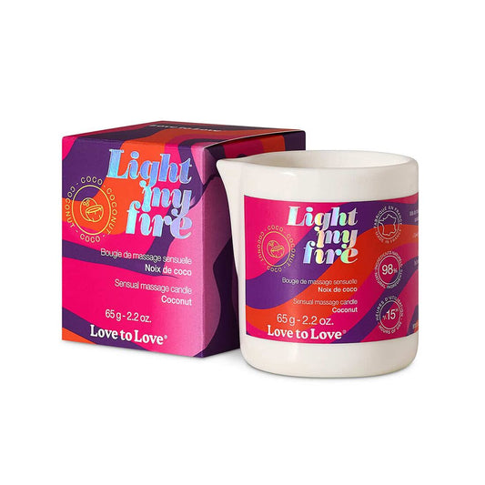 Масажна свічка Love To Love LIGHT MY FIRE Coconut
