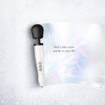 Вібромасажер DOXY Die Cast R Stardust White, перезаряджуваний, до 9000 об/хв