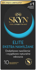 Безлатексні преміум-презервативи SKYN Elite Extra Lubricated 10 шт