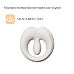 Ерекційне смарт-віброкільце Zalo Apis Ivory White, до 4 годин роботи, зарядний кейс