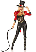 Костюм циркачки Leg Avenue Circus Ringmaster Diva Catsuit S