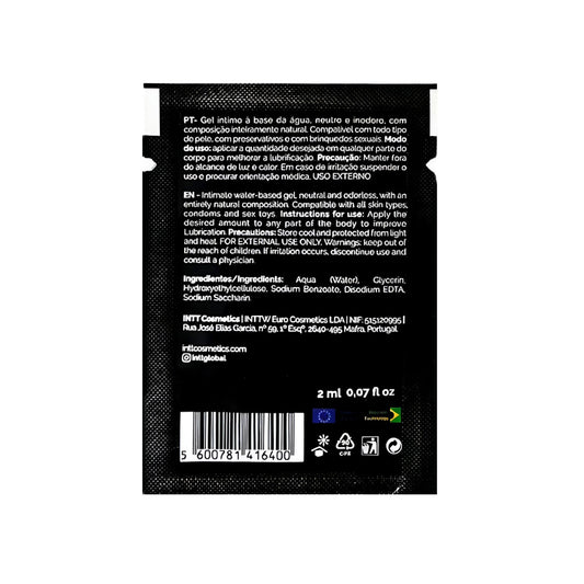 Пробник лубриканта на водній основі Intt My Lube Natural, 2 мл