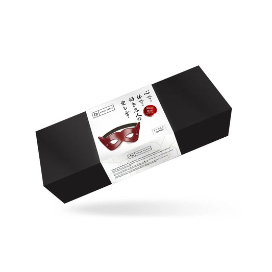 Шкіряна маска на очі Liebe Seele Wine Red Eye Mask