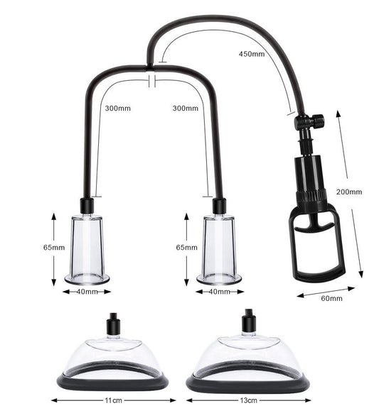 Вакуумна помпа для грудей та сосків Men Powerup Passion Pump
