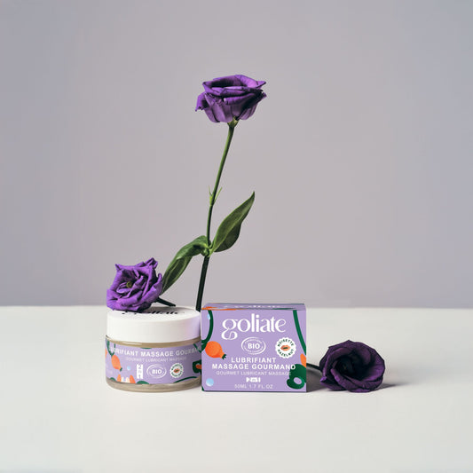 Масажна олія-лубрикант з ароматом та смаком фундука Goliate Couple Gourmand Noisette