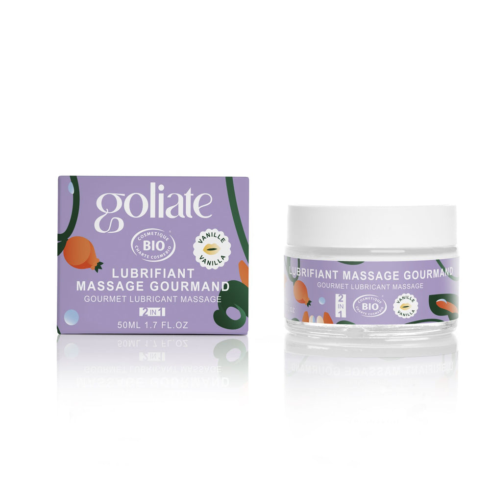 Масажна олія-лубрикант з ароматом та смаком ванілі Goliate Couple Gourmand Vanille
