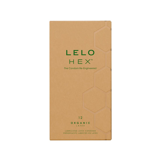 Презервативи LELO HEX Condoms Organic 12 Pack, тонкі та суперміцні