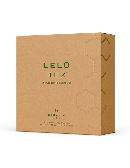 Презервативи LELO HEX Condoms Organic 36 Pack, тонкі та суперміцні