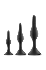 Набір анальних пробок Blush Luxe Beginner Plug Kit Black
