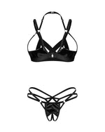 Комплект Obsessive Keira Lise 2-pcs crotchless set S/M